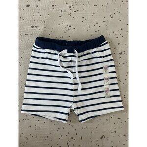 Blue And White Stripe Shorts